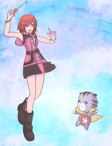 Kairi Week Melody of Memory Anniversary Illustration